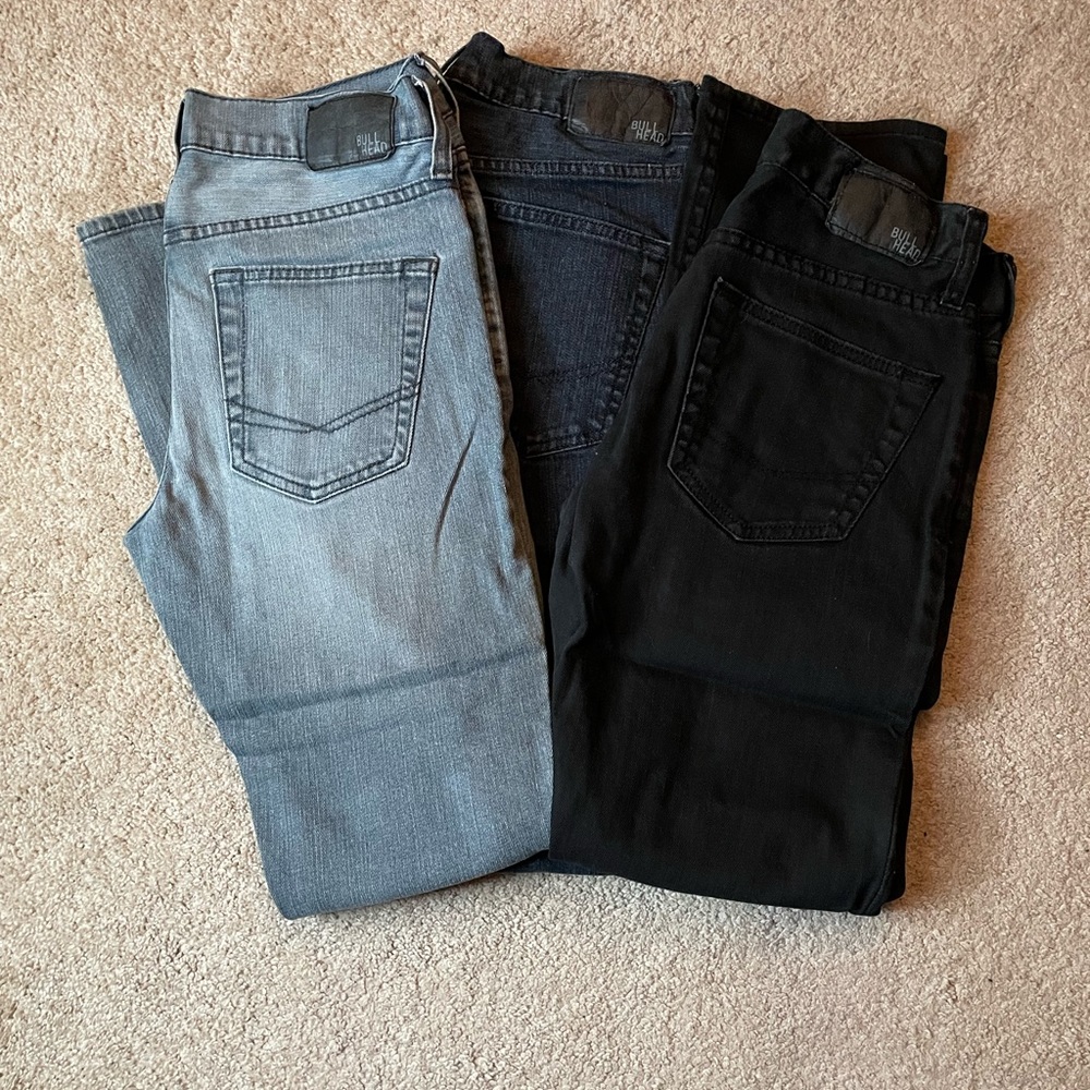 Men’s bullhead skinny jeans